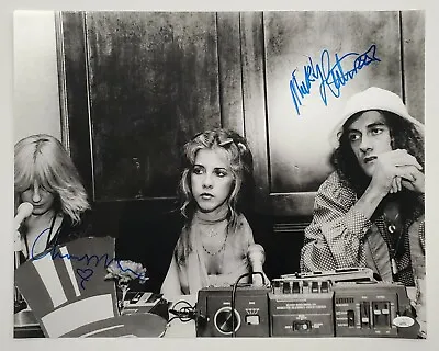 Mick Fleetwood & Christine McVie Signed 16x20 Metallic Photo Fleetwood Mac JSA • $1039.99