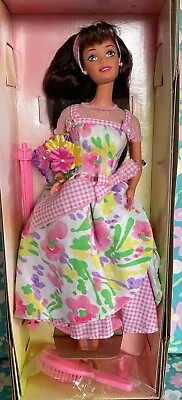 💐 SPRING PETALS  BARBIE Avon Exclusive 2nd In Series 1996 Mattel NIB • $13.49