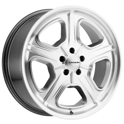 Vision 147 Daytona 17x8 5x4.75  +0mm Silver Wheel Rim 17  Inch • $174.99
