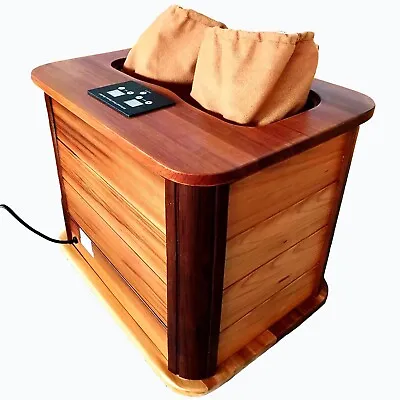 Wooden Far Infrared Foot Sanuas Home Sauna Personal Feet Sanua Red Ceder 175W US • $170