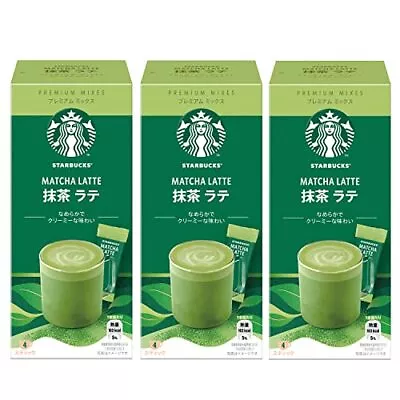 Nestlé Starbucks® Premium Mix Matcha Latte Stick Coffee 4P X 3 Boxes From JAPA • $21.07