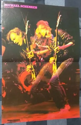 Michael Schenker Live / Ufo / Scorpions / Msg / Magazine Centerfold Pinup Poster • $12.99