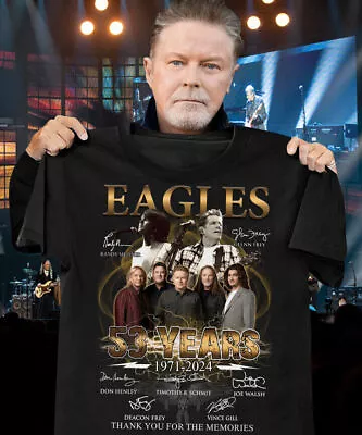 The Eagles Band 53rd Anniversary 1971 2024 Thank You For The Memories Shirt • $20.99