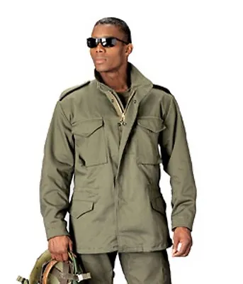 Rothco 8238 Men's M-65 Field Jacket/Coat - Removable Liner - Olive Drab • $110.99