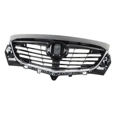 Black Front Grille W/Chrome Surround Assembly Replacement For 2013 Mazda CX-9 • $208.76