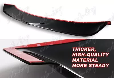 Abs Unpainted Black Rear Window Roof Visor Spoiler Fit 06-11 Honda Civic Coupe • $45.05