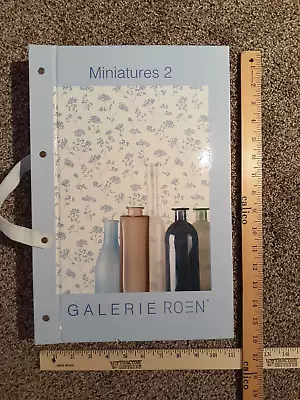 Rare Quality Wallpaper Miniatures Sample Book/80 Page/Small Print/GalerieRoen *T • $40.95