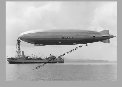 1931 Blimp USS Los Angeles PHOTO ZR-3 Navy Airship Zeppelin Warship USS Patoka • $5.48
