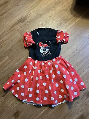 80s WALT DISNEY WORLD DISNEYLAND RESORT MINNIE MOUSE DRESS • $40