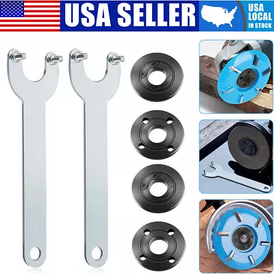 2X 5/8 -11 Flange Lock Nut Angle Wrench Spanner For Makita For Milwaukee Grinder • $10.69