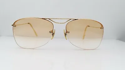 Vintage SC Gold Pilot USA Sunglasses FRAMES ONLY • $20.40