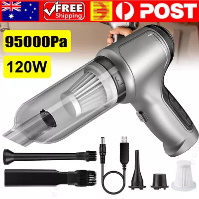95000PA Handheld Wireless Vacuum Cleaner Home & Car Dust Blower Mini Air Duster • $11.89