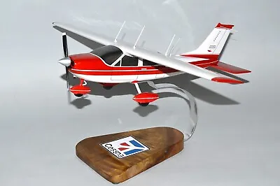 Cessna 177 Cardinal Red Private Plane Desk Top Display 1/24 Model SC Airplane • $380