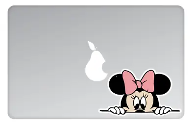 Minnie Mouse Funny Climbing Peeking Waving Hiding Window Car Decal Sticker  • $6