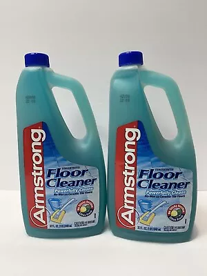 1999 Armstrong Concentrated Floor Cleaner No Sticky Residue 32oz Lot Of 2 • $82.95