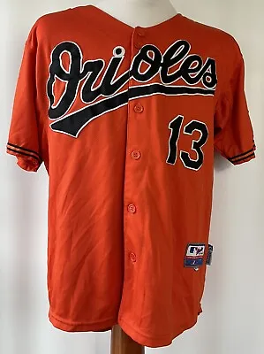 Authentic Majestic Baltimore Orioles Manny Machado Stitched Jersey Size 48  • $60