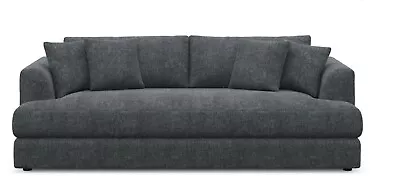 3 Seater Sofa  Chenille Grey • £319