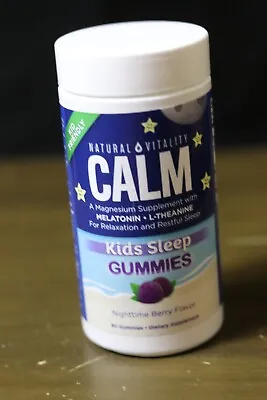 Natural Vitality Calm Kids Sleep Gummies • $17.99