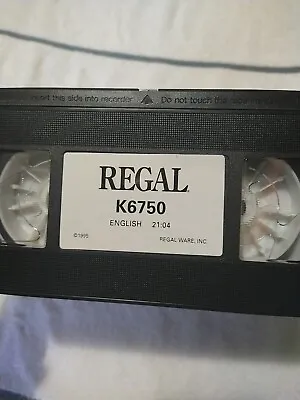 Vtg Regal Bread Maker VHS Tape Instructions English REGAL K6750 1995 • $19.98