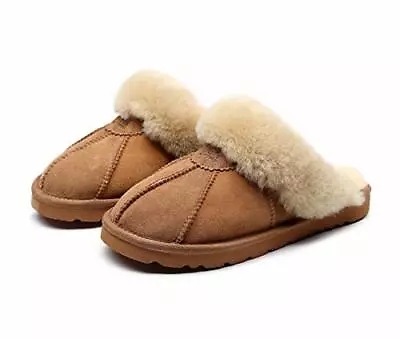 $37 • Buy Best Gift Fpr This Cold Winter - UGG Sheepskin Women & Men's Slippers