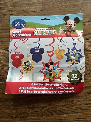 Amscan 676595 Disney  Mickey Mouse  Swirl Value Pack Party Favor 6-ft • $8
