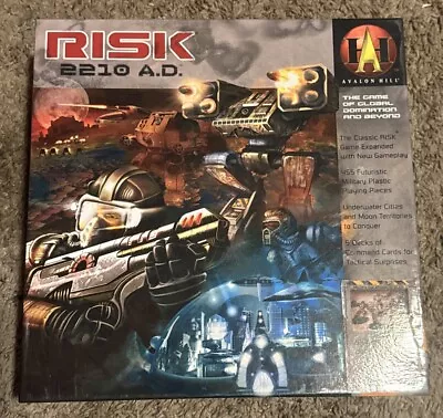 RISK 2210 AD Board Game Avalon Hill 100% Complete - Sealed Ziplock Baggies. • $39.99