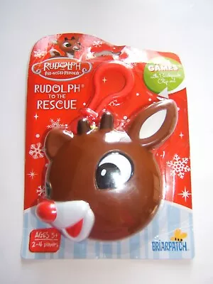 RUDOLPH TO THE RESCUE Christmas Card Game W/Backpack Clip Island Of Misfit Toys • $10.99