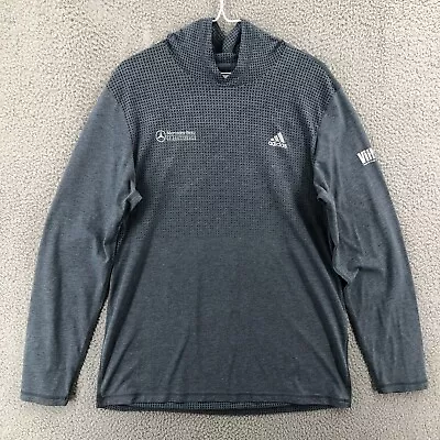 Adidas Mercedes-Benz Scottsdale Hoodie Pullover Sweatshirt Men’s Large Blue 5551 • $31.41