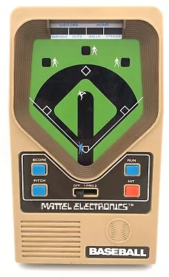 Vintage 1978 Mattel Classic Baseball Handheld Electronic Game TESTED • $29.95