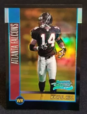 KAHLIL HILL Falcons 2002 Bowman Chrome #207 Gold Refractor Rookie Card RC #10/50 • $11.99