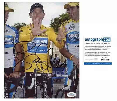 £147.47 • Buy Lance Armstrong AUTOGRAPH Signed Tour De France Cycling 8x10 Photo C ACOA