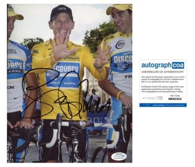 £147.47 • Buy Lance Armstrong AUTOGRAPH Signed Tour De France Cycling 8x10 Photo C ACOA
