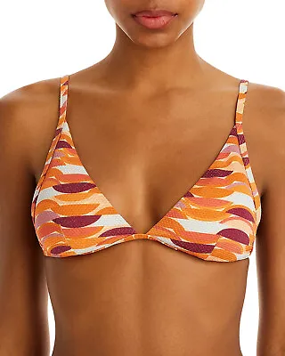 L*SPACE Brand Millie Bikini Swim Top Multicolor Print Size Medium $99 - NWT • $19.99