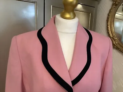 1980s Ladies Jacket Pink Sorbet By Mansfield  • £20