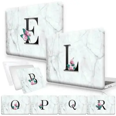 Flower Initials Laptop Shell Case Cover For Apple MacBook Air 11 13/Air 13''2020 • £6.94