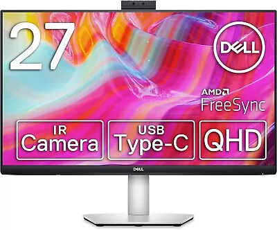 Dell S2722DZ 27  QHD 2560 X 1440 75Hz USB-C Video Conferencing Monitor (Silver) • £289.99