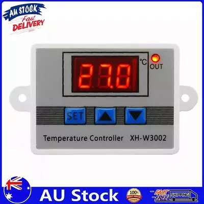 AU W3002 Digital Temperature Controller 10A Thermostat Control Switch W/ Probes • $11.59