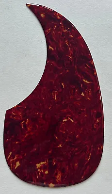 Crystal Red Pickguard Fit Martin D-28 Self Adhesive Sheet Acoustic Guitar Parts • $19.99