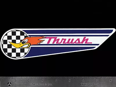 THRUSHGlasspack Mufflers - Original Vintage 1970's Racing Decal/Sticker 8.50  • $9.35