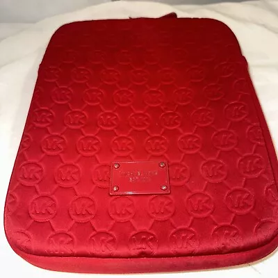 Michael Kors Red Quilted Ipad Sleeve • $25