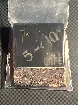 Vintage Matchbook - The 5 And 10 Cafe - Mckees Rocks Pa - Unstruck! • $12.99