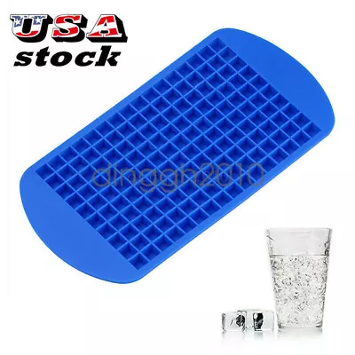 Ice Maker Mold 160 Grids Mini Small Ice Cube Tray Frozen Cubes Trays Silicone • $18.68