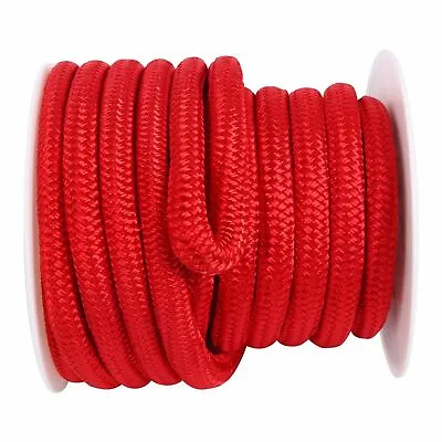 3/4 Inch 50 FT Double Braid Nylon Mooring Marine Rope Boat Dock Line Anchor Line • $41.99