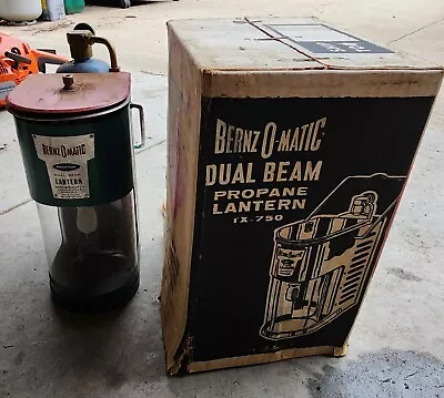 Vintage Bernz-O-Matic Dual Beam Propane Lantern TX-750 - Brand-New Old • $50