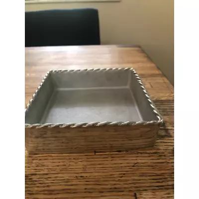 Mariposa Napkin Holder Silver Recycled Aluminum Trinket Change Dish Square 5.5  • $19.99