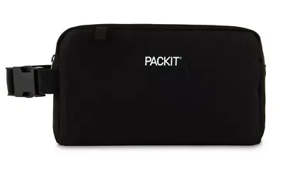 PackIt Freezable Snack Box Black From PVC Free BPA Free Phthalate Lead Free • $17.99