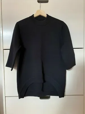 $300 • Buy NWT Scanlan Theodore Black Short Sleeve Knit Top, Size '12'