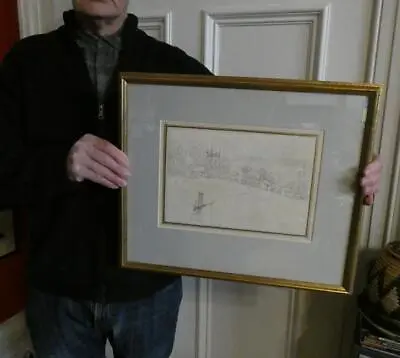 £425 • Buy Thomas ROWLANDSON. Original Georgian PEN & INK Sketch Of  Huntsman In Landscape