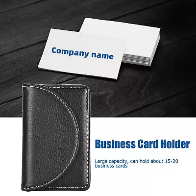 Business Card Holder Business Card Case Name Card Case Card Holder PU Leather • £7.49