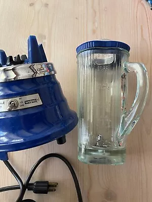 Waring Commercial Model Bar Blender W/ Glass Pitcher 40 Oz. BLUE • $20